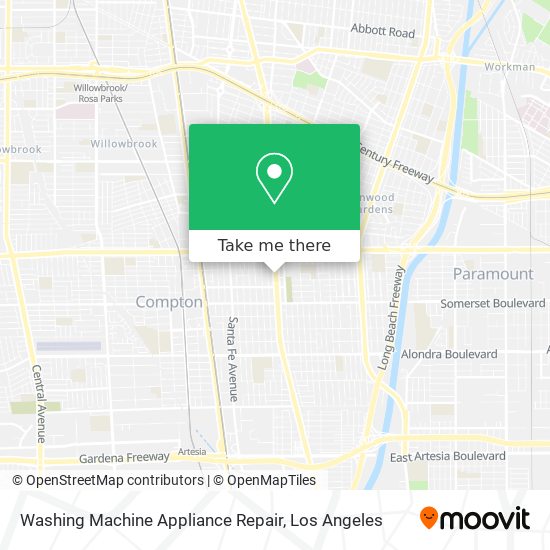 Washing Machine Appliance Repair map