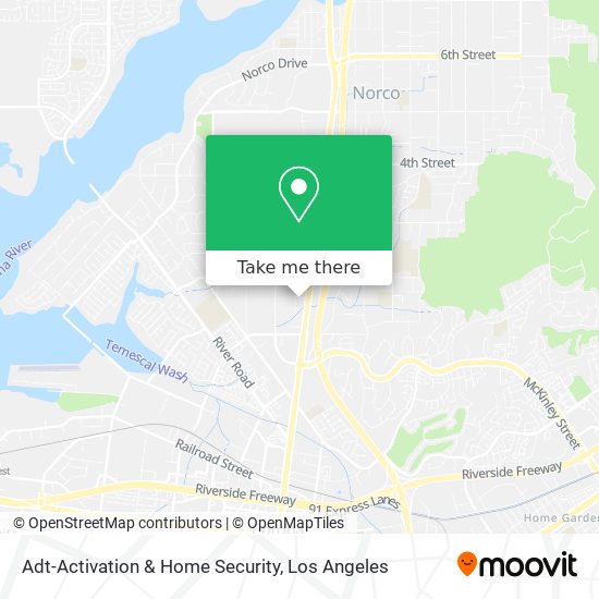 Mapa de Adt-Activation & Home Security