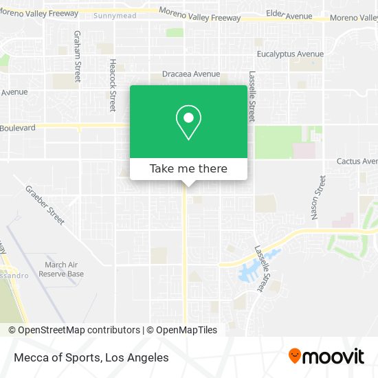 Mecca of Sports map