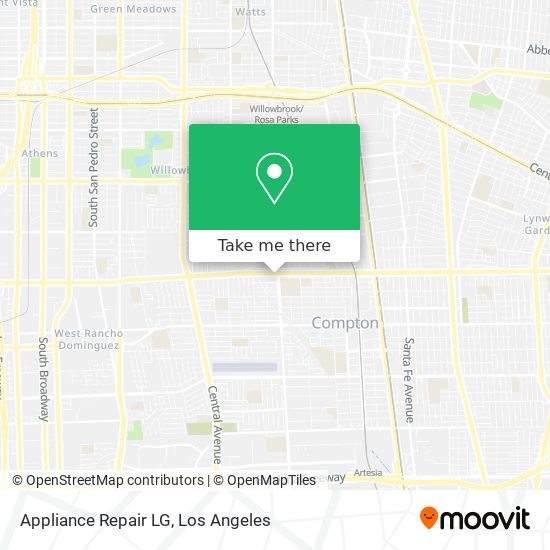 Appliance Repair LG map