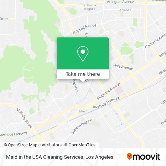 Mapa de Maid in the USA Cleaning Services