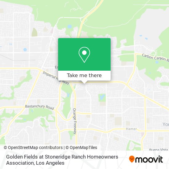 Mapa de Golden Fields at Stoneridge Ranch Homeowners Association