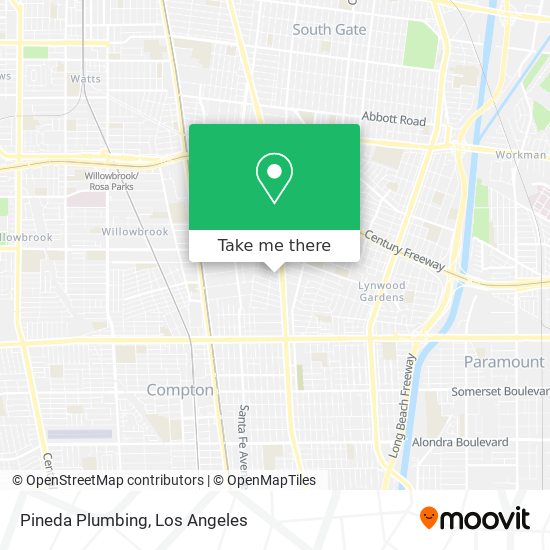 Pineda Plumbing map