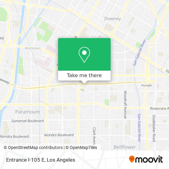Mapa de Entrance I-105 E