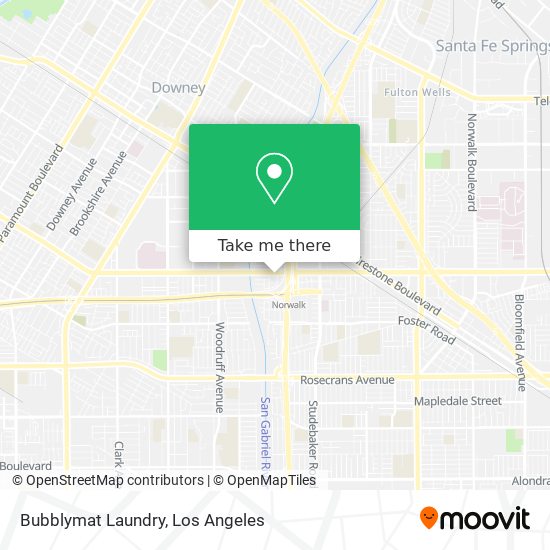 Bubblymat Laundry map