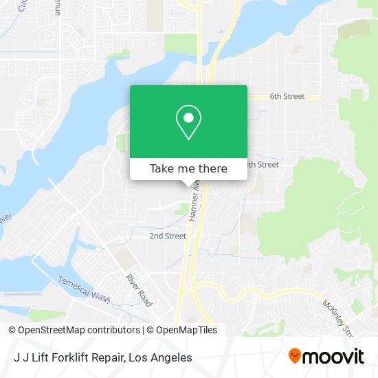 Mapa de J J Lift Forklift Repair