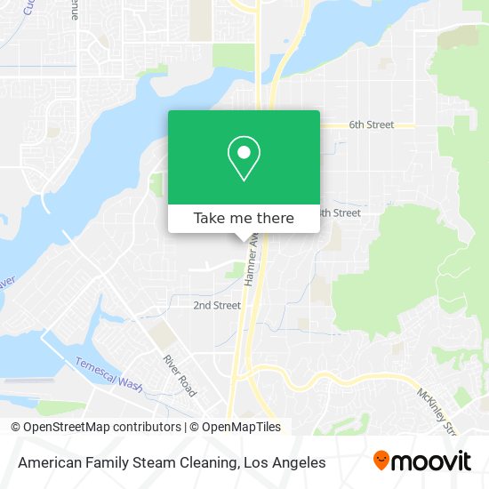 Mapa de American Family Steam Cleaning