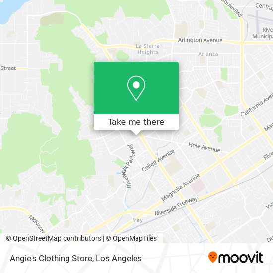 Angie's Clothing Store map