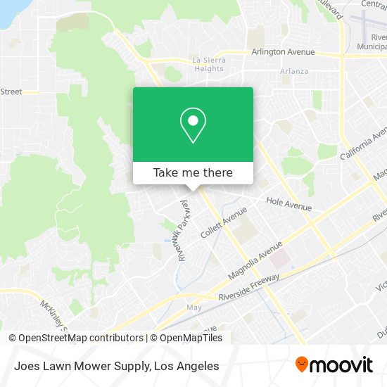 Mapa de Joes Lawn Mower Supply