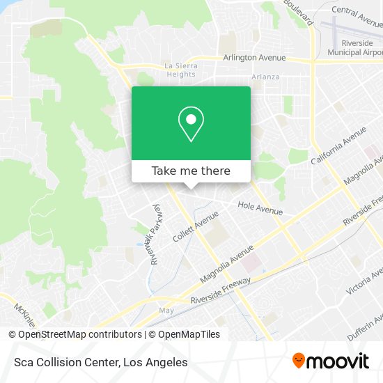 Sca Collision Center map