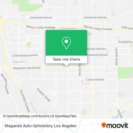 Magana's Auto Upholstery map