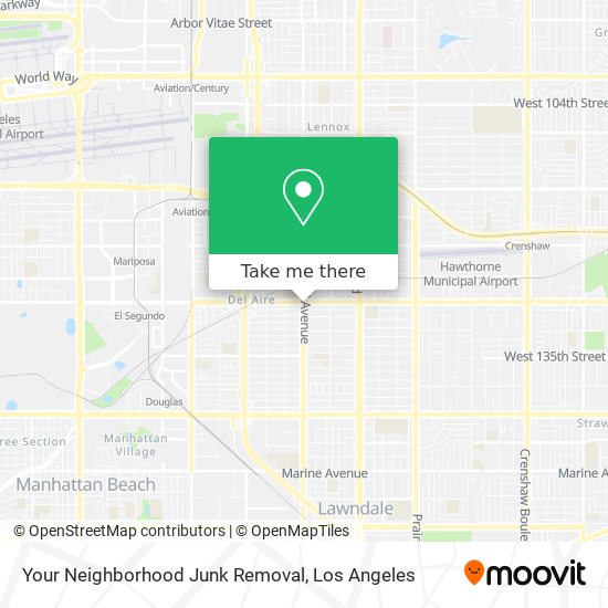 Your Neighborhood Junk Removal map