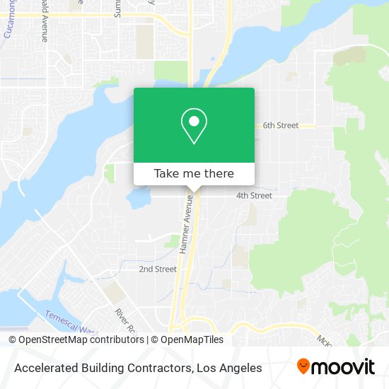 Accelerated Building Contractors map