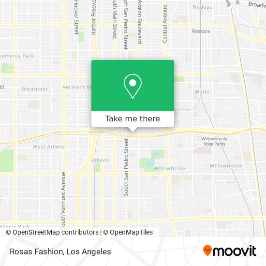 Rosas Fashion map