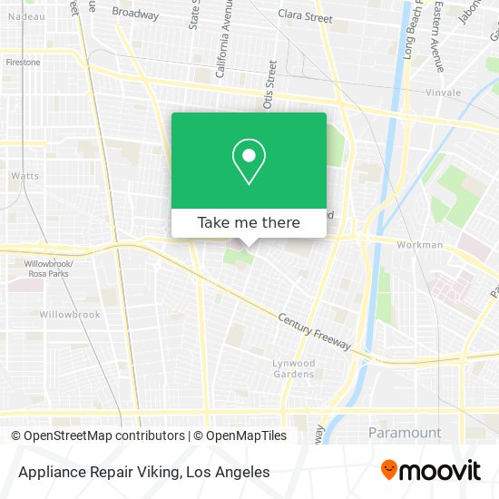 Mapa de Appliance Repair Viking