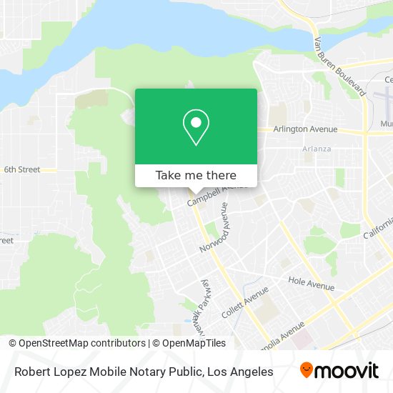 Mapa de Robert Lopez Mobile Notary Public