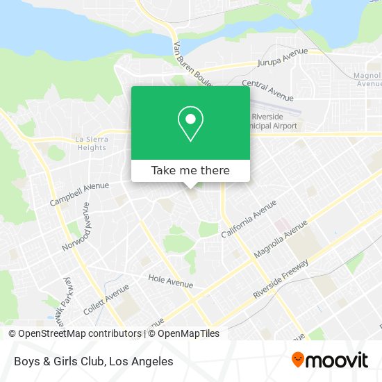 Boys & Girls Club map