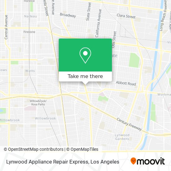 Lynwood Appliance Repair Express map