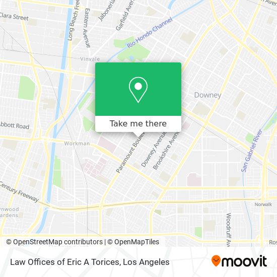 Law Offices of Eric A Torices map