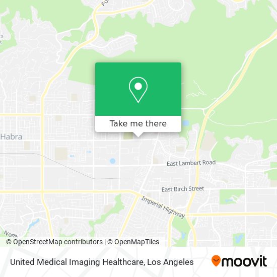 United Medical Imaging Healthcare map