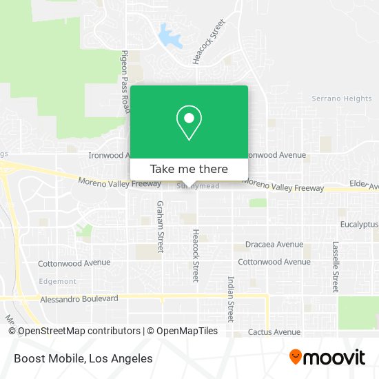 Boost Mobile map