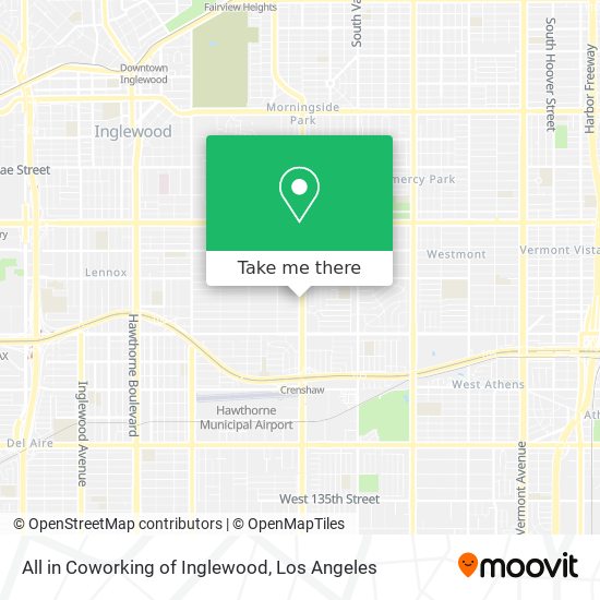 All in Coworking of Inglewood map