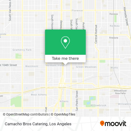 Camacho Bros Catering map