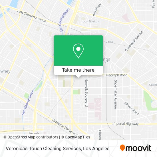 Veronica's Touch Cleaning Services map