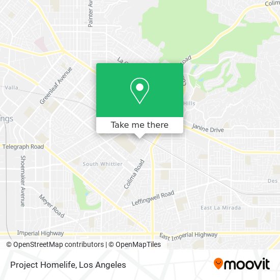 Project Homelife map