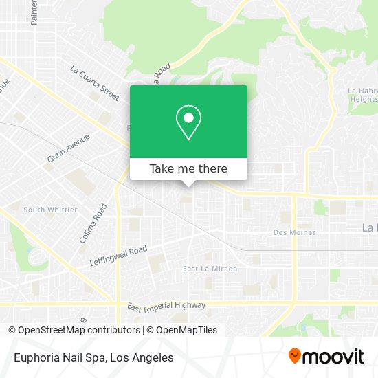 Euphoria Nail Spa map