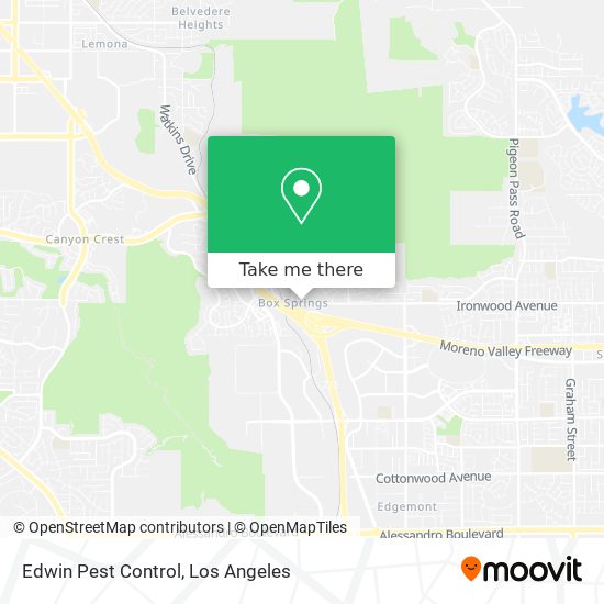 Edwin Pest Control map