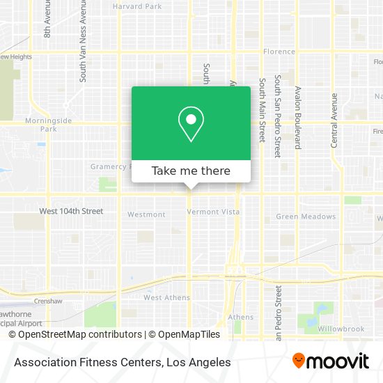 Mapa de Association Fitness Centers
