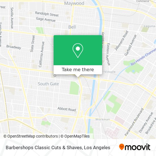 Barbershops Classic Cuts & Shaves map