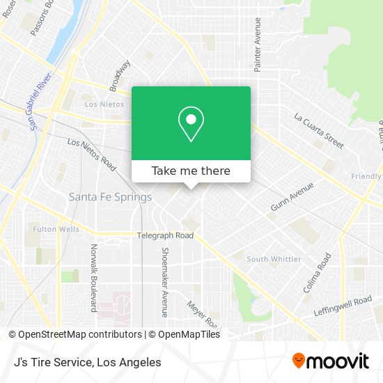 J's Tire Service map