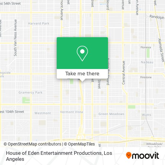 Mapa de House of Eden Entertainment Productions