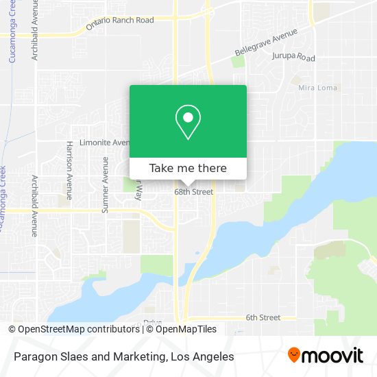 Paragon Slaes and Marketing map