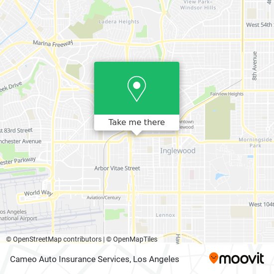 Cameo Auto Insurance Services map