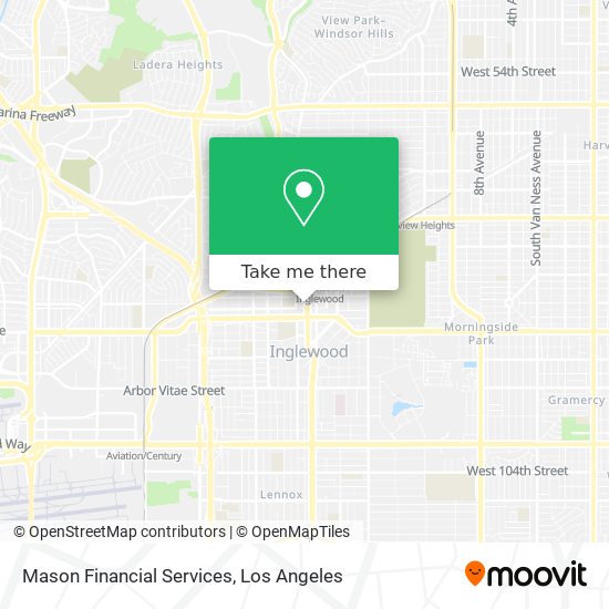 Mapa de Mason Financial Services