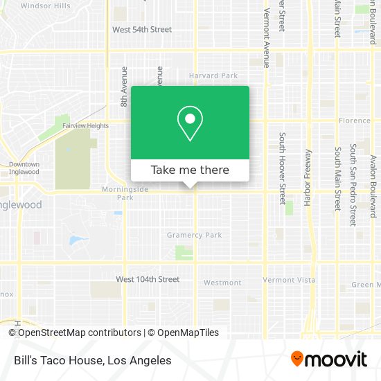 Bill's Taco House map