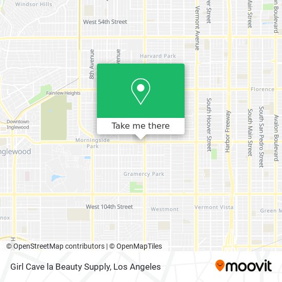 Mapa de Girl Cave la Beauty Supply