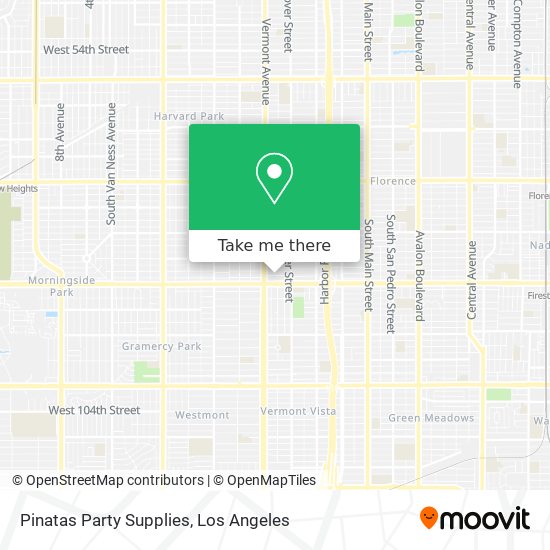 Pinatas Party Supplies map