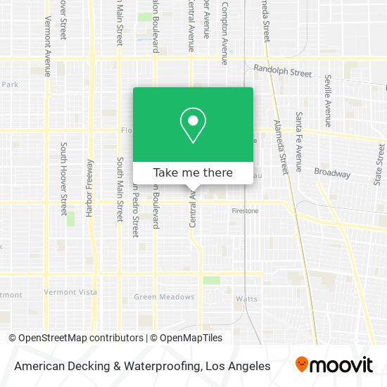 American Decking & Waterproofing map
