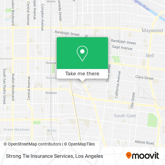 Mapa de Strong Tie Insurance Services