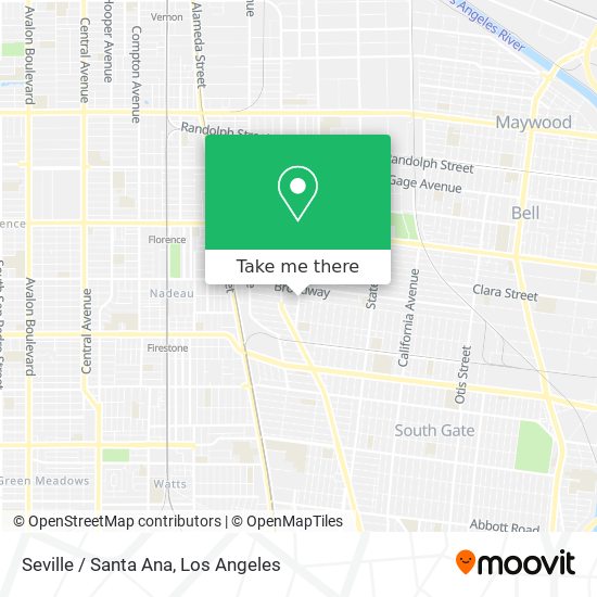 Seville / Santa Ana map