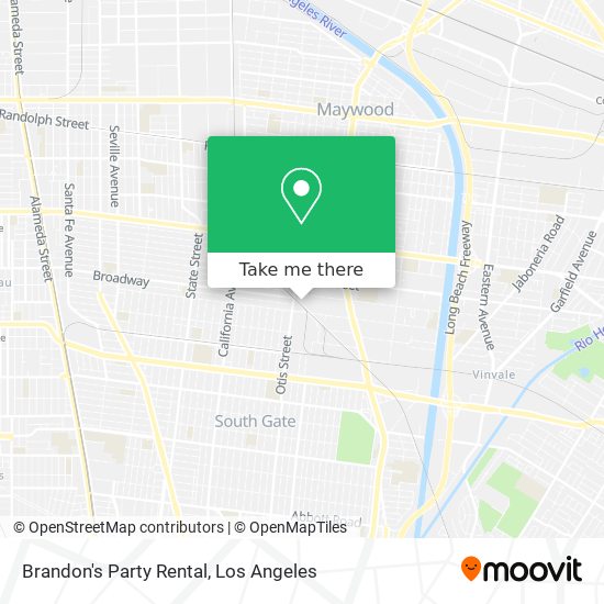 Brandon's Party Rental map