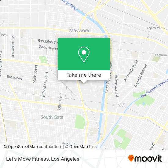 Mapa de Let's Move Fitness