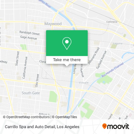 Carrillo Spa and Auto Detail map