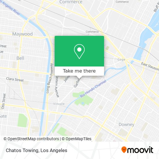 Chatos Towing map