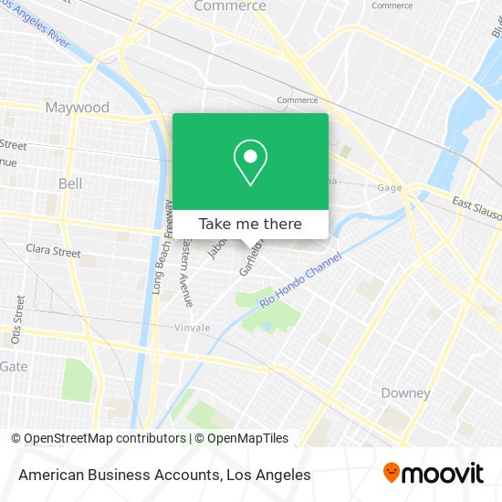American Business Accounts map