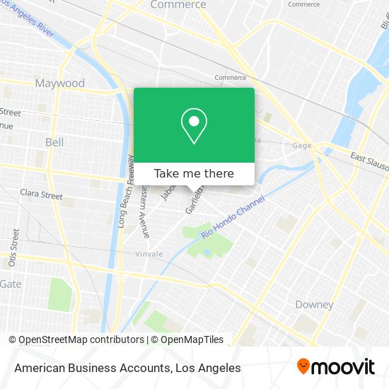 Mapa de American Business Accounts